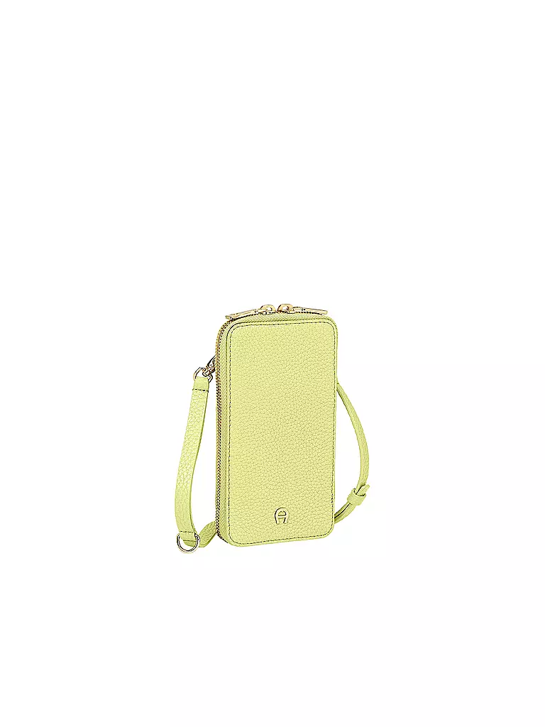 AIGNER | Ledertasche - Smartphone Bag FASHION | hellgrün