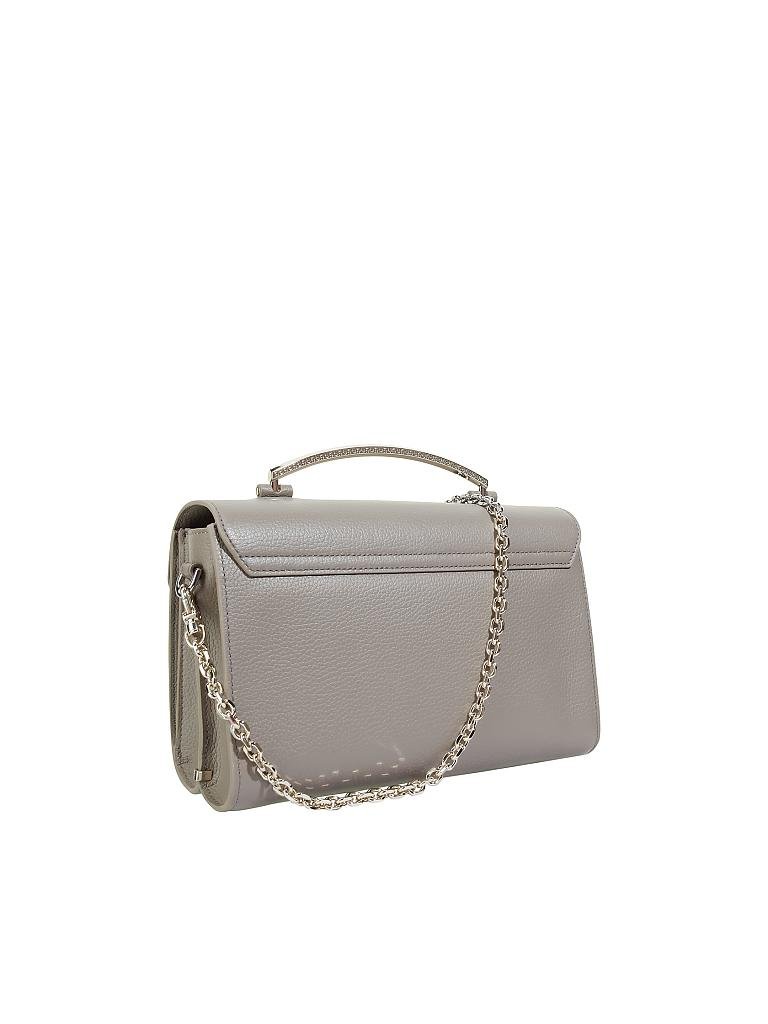 AIGNER | Ledertasche - Umhängetasche "Mina" S | grau