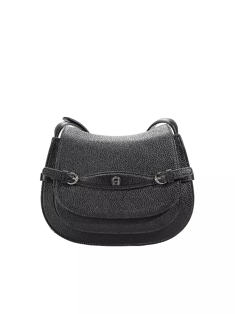 AIGNER | Ledertasche - Umhängetasche CAVALLO Small | schwarz