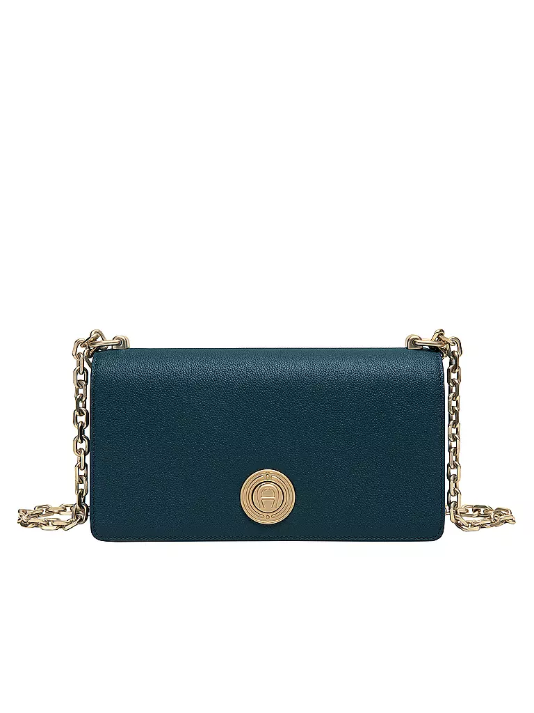 AIGNER | Ledertasche - Umhängetasche LEELOO Medium | petrol