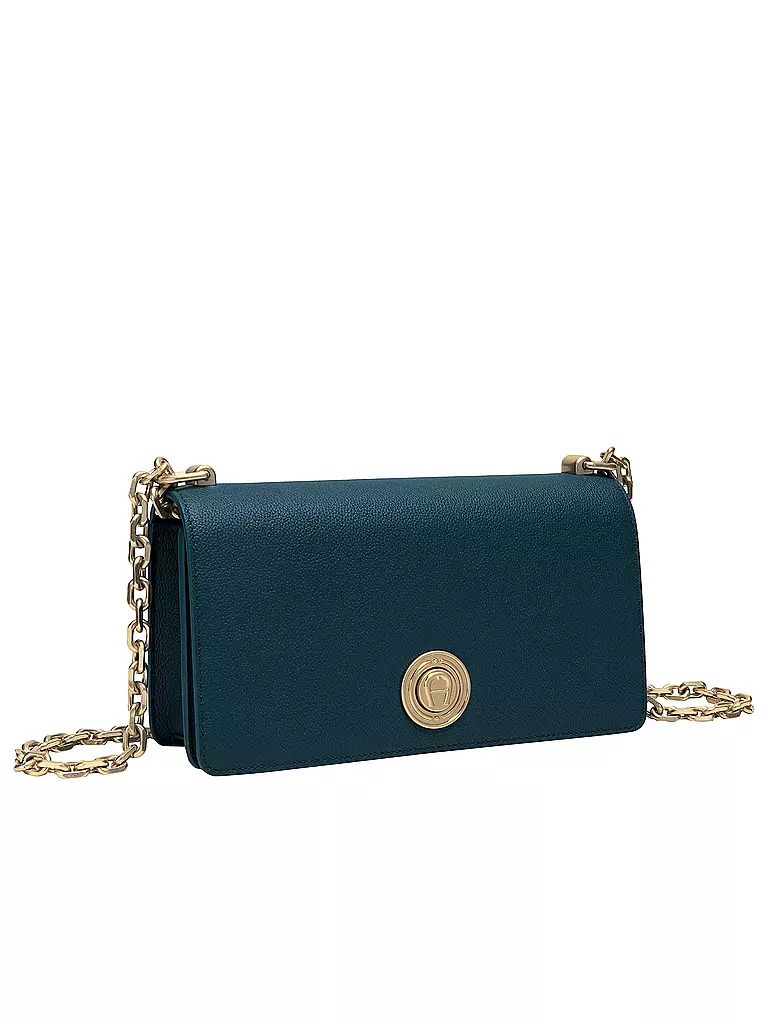AIGNER | Ledertasche - Umhängetasche LEELOO Medium | petrol