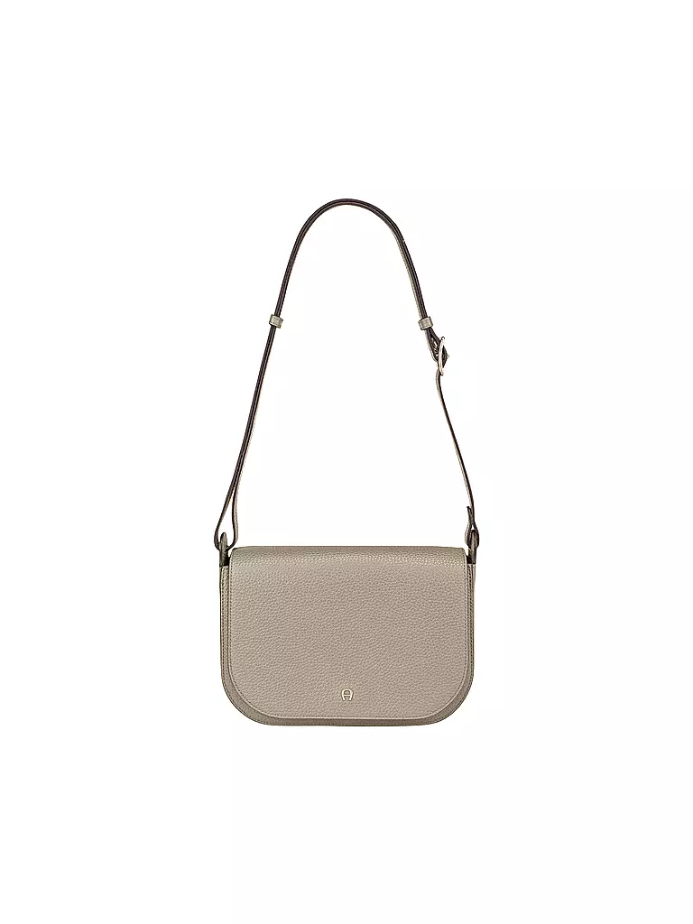 AIGNER | Ledertasche - Umhängetasche PURA Medium | beige