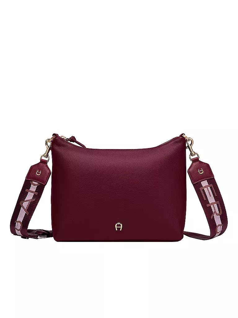 AIGNER | Ledertasche - Umhängetasche ZITA  | dunkelrot