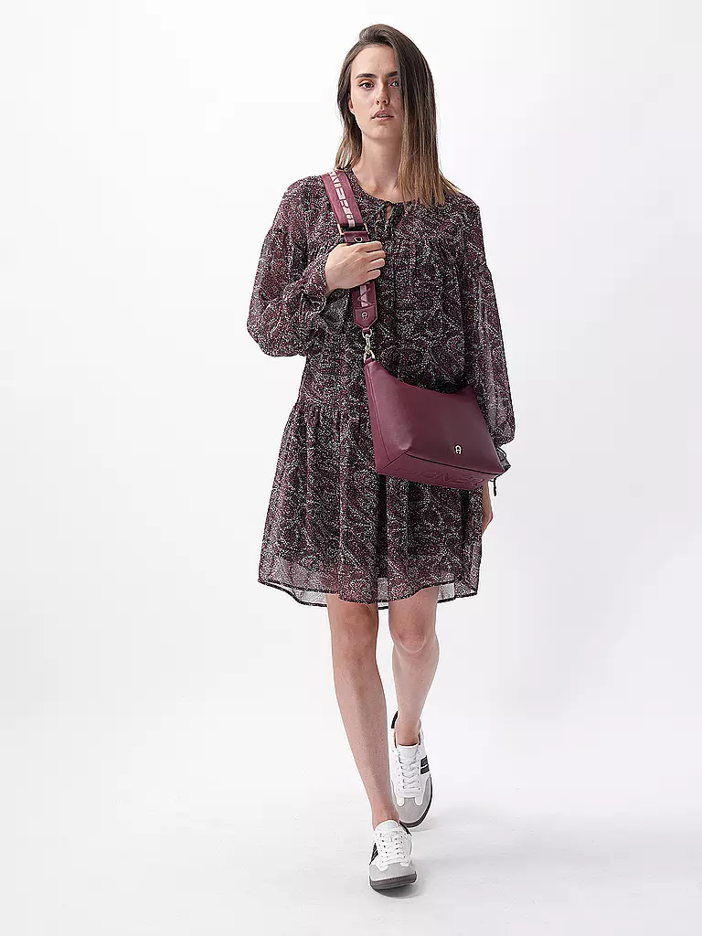 AIGNER | Ledertasche - Umhängetasche ZITA  | dunkelrot