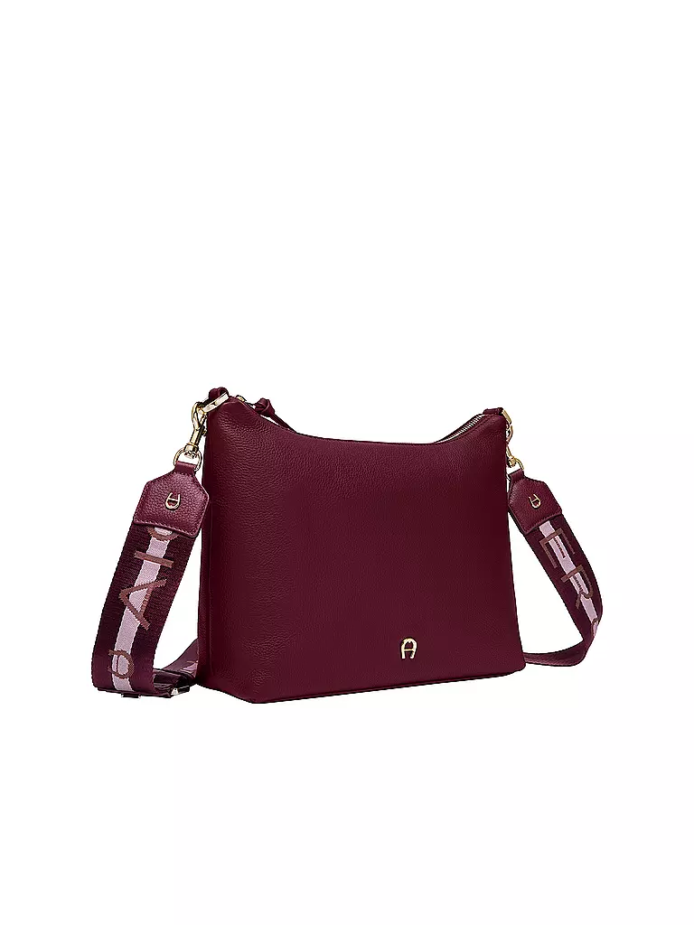 AIGNER | Ledertasche - Umhängetasche ZITA  | dunkelrot