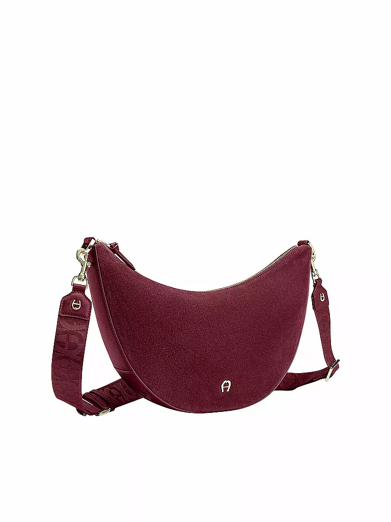 AIGNER | Ledertasche - Umhängetasche ZITA Medium | dunkelrot