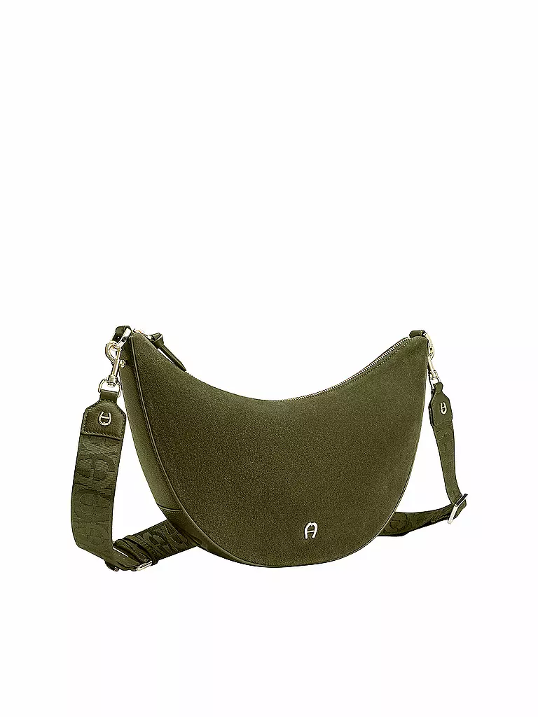 AIGNER | Ledertasche - Umhängetasche ZITA Medium | olive