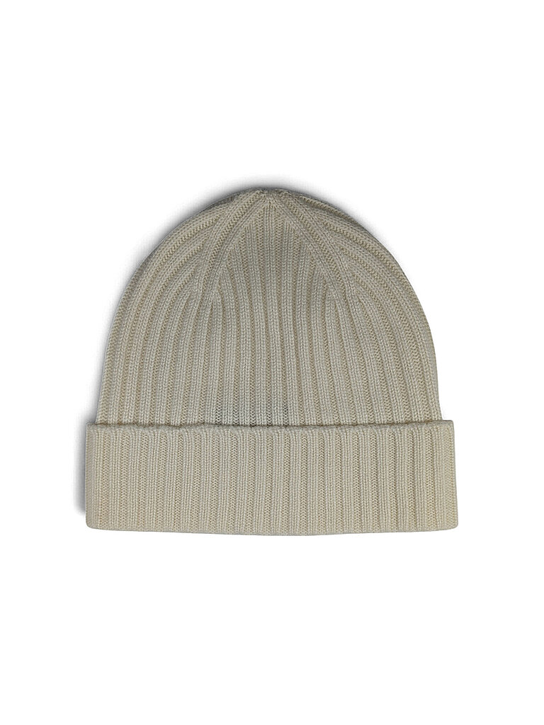 AKAROA Kaschmirmütze - Haube LU weiss