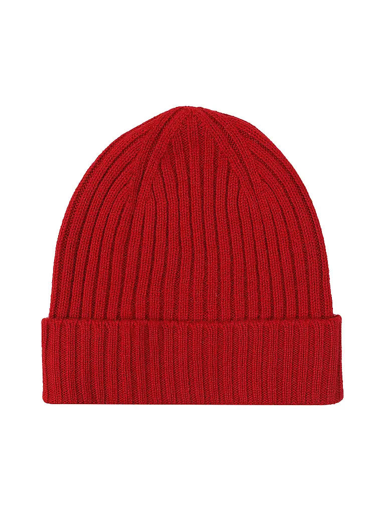AKAROA | Kaschmirmütze - Haube LU | rot