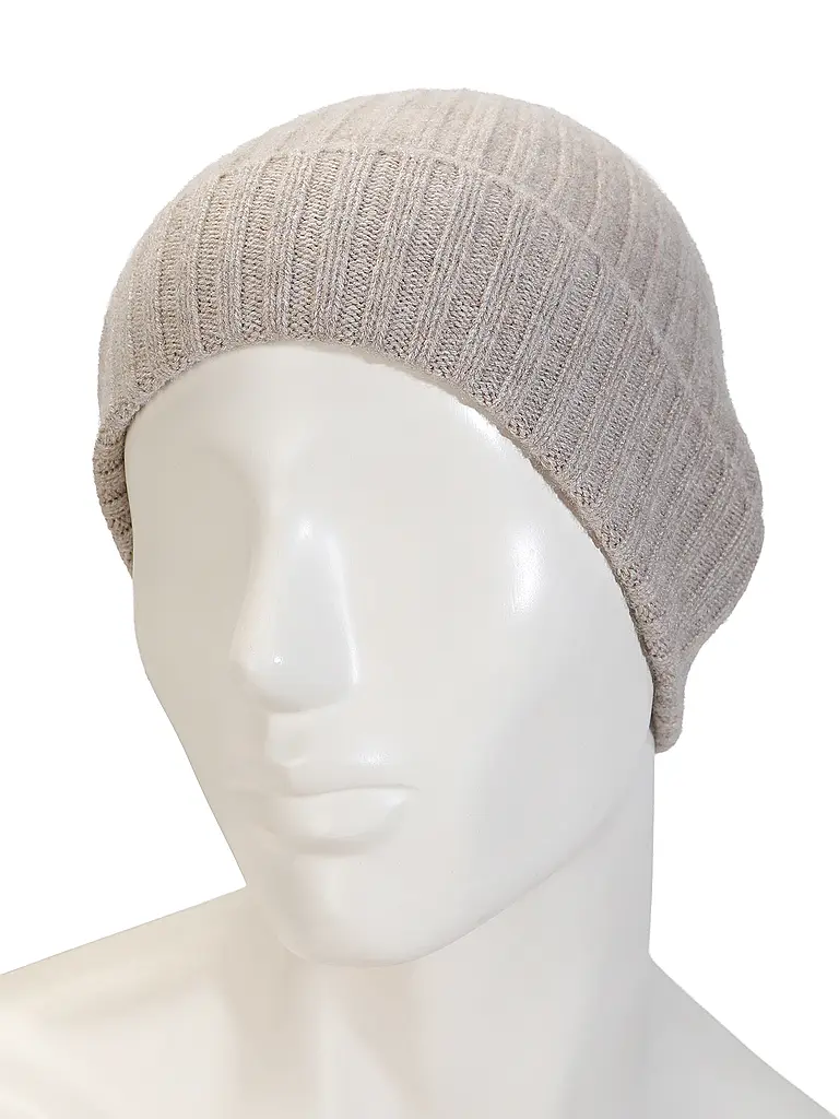 AKAROA | Kaschmirmütze - Haube LU | beige