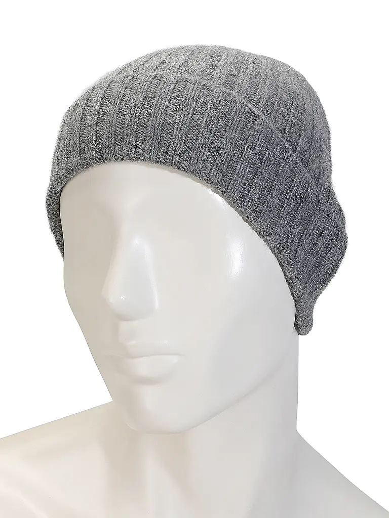 AKAROA | Kaschmirmütze - Haube LU | grau