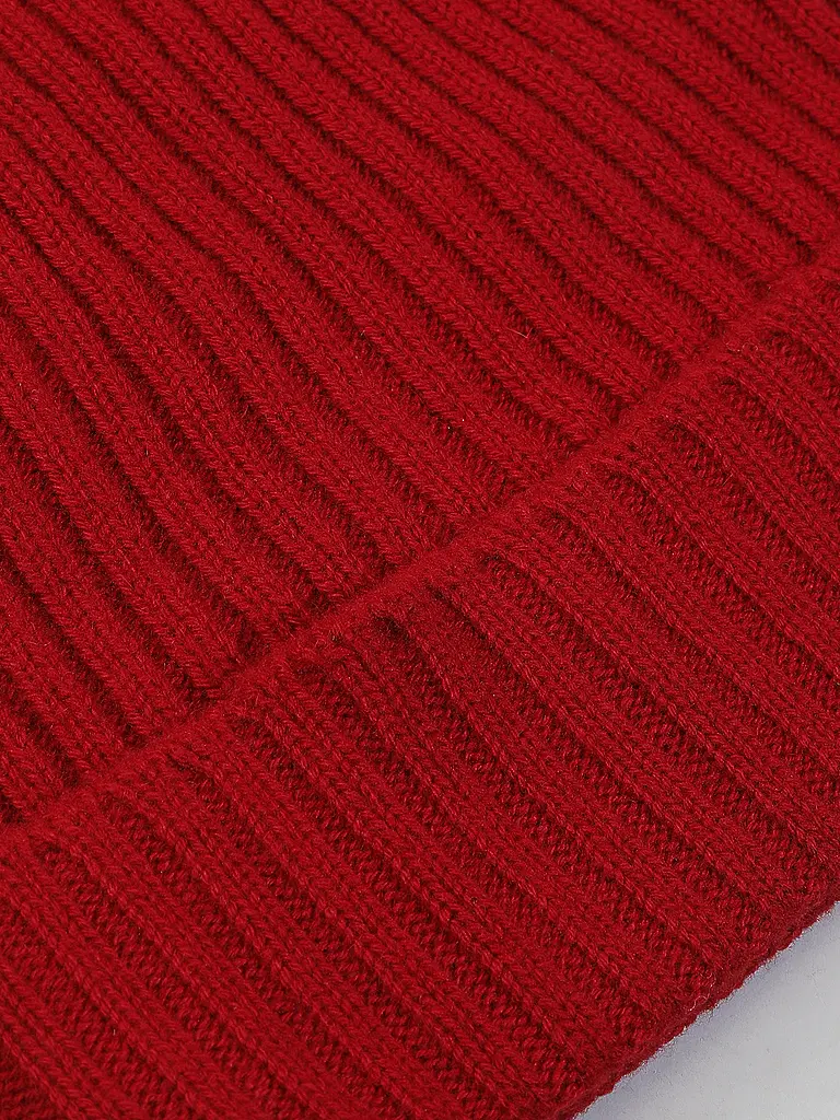 AKAROA | Kaschmirmütze - Haube LU | rot