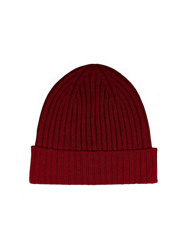 AKAROA | Kaschmirmütze - Haube LU | rot