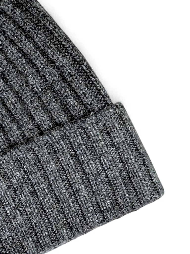 AKAROA | Kaschmirmütze - Haube LU | grau