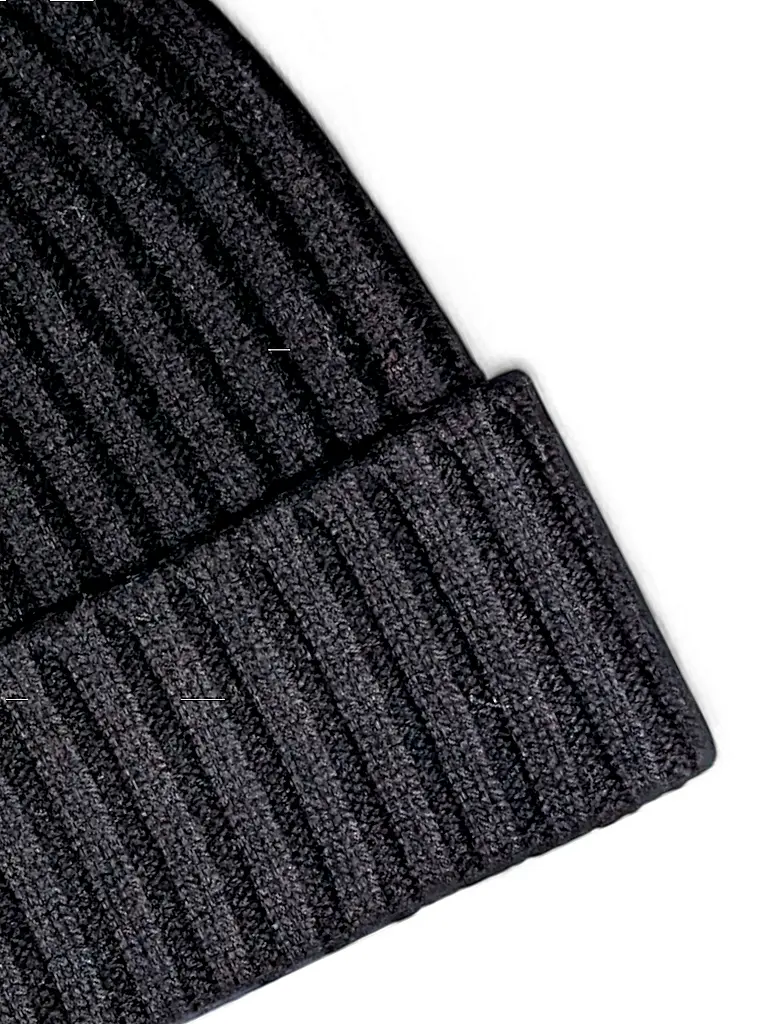 AKAROA | Kaschmirmütze - Haube LU | schwarz