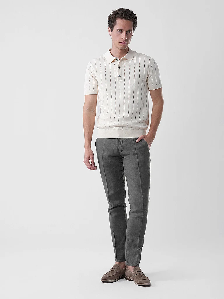 Alberto Leinenhose LOU-J olive   31/L32 herren 2