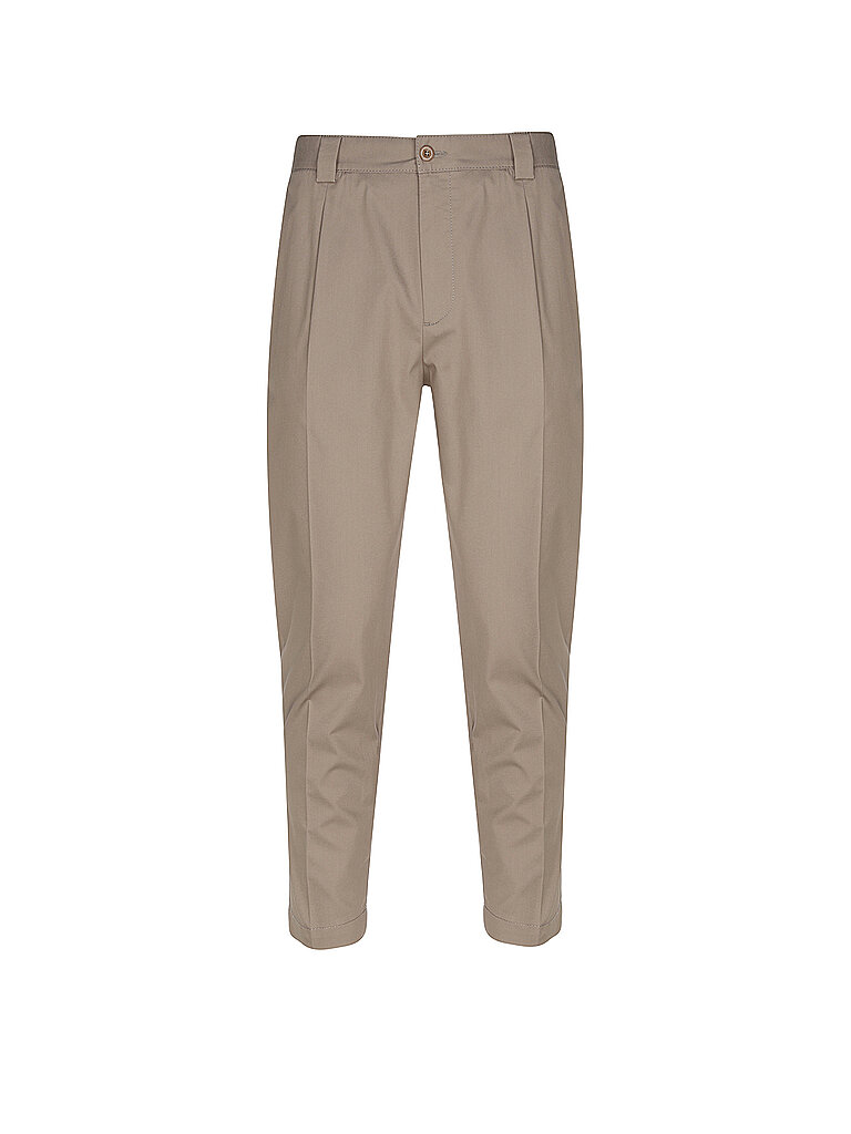 Chino MIKE-C Ceramica® Gabardine braun 30/L30 herren