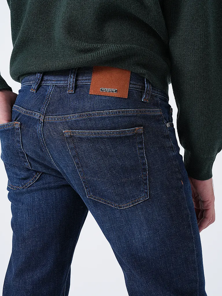 ALBERTO | Jeans Straight Fit PIPE | dunkelblau