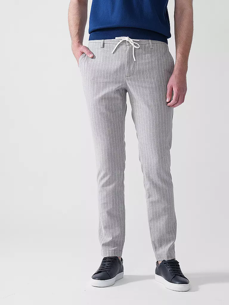 ALBERTO | Leinenhose JUMP | beige