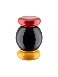 ALESSI |   Salz/Pfeffer Mühle Buchenholz 11cm | bunt