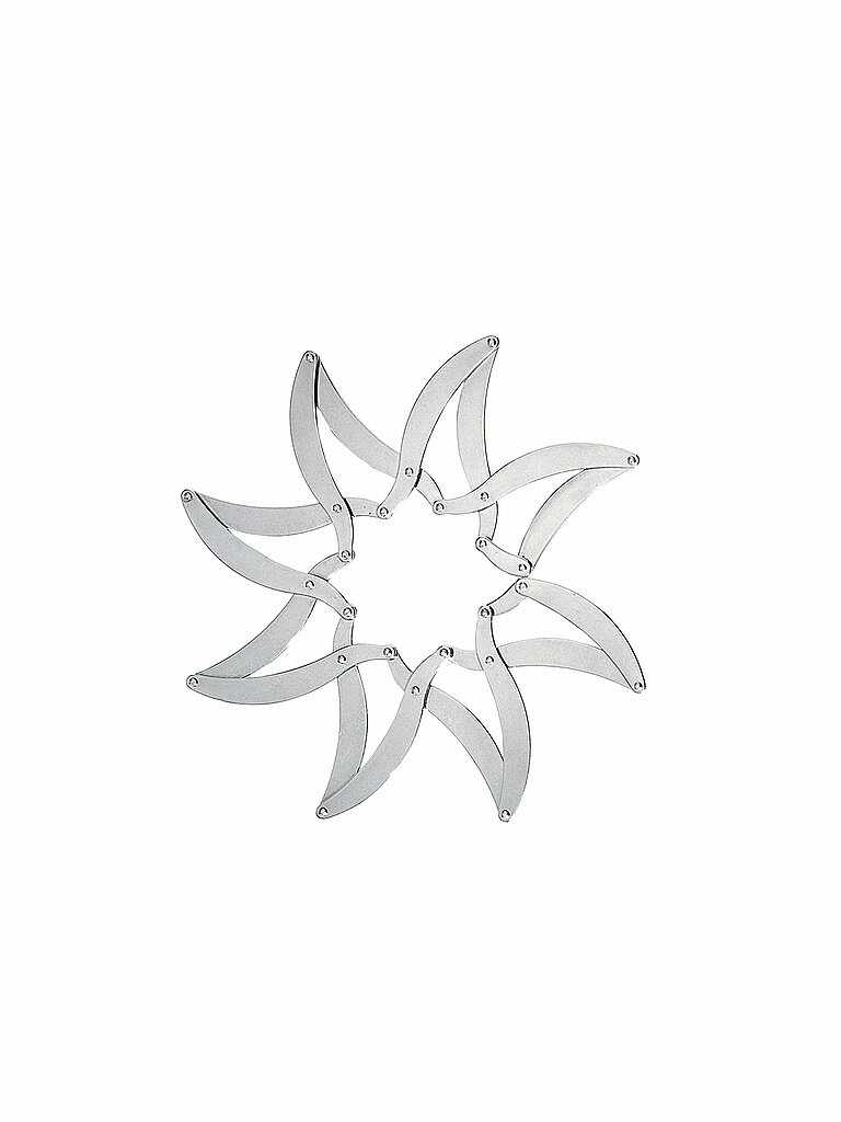 Alessi Topfuntersetzer Augh silber baby