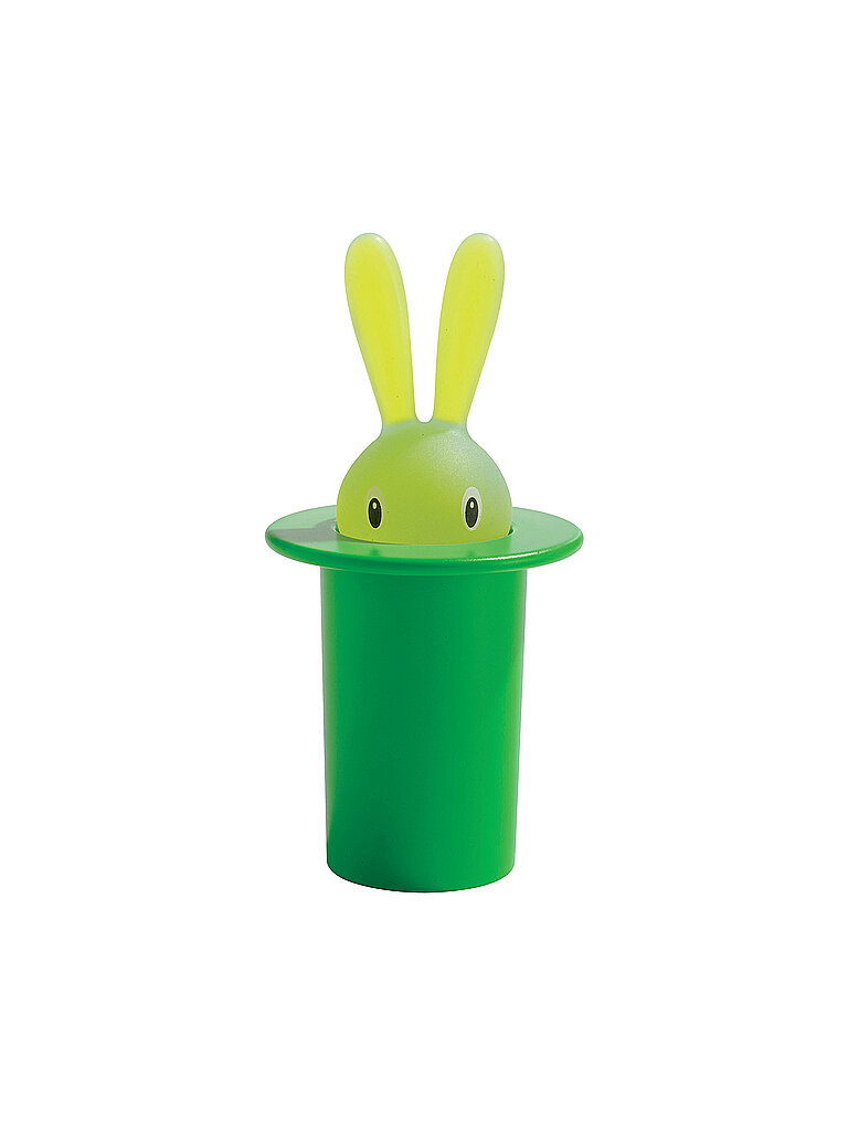 Alessi Zahnstocherbehälter Magic Bunny 7,5cm Grün grün baby