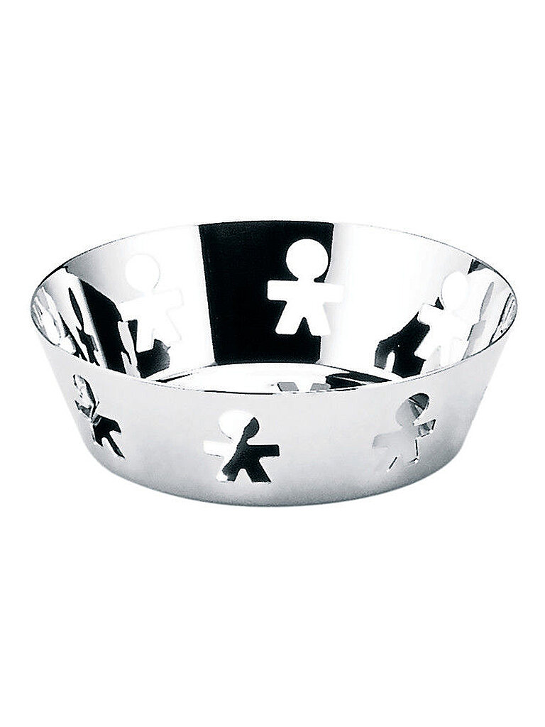 ALESSI Obstschale Girodonto 18cm  silber