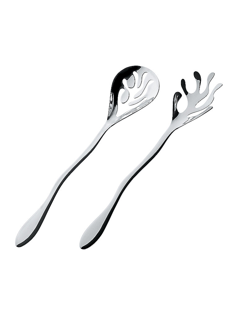 ALESSI Salatbesteck Mediterraneo Edelstahl silber