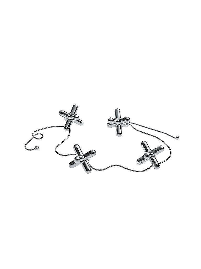 Alessi Topfuntersetzer Tripod Edelstahl silber baby 2
