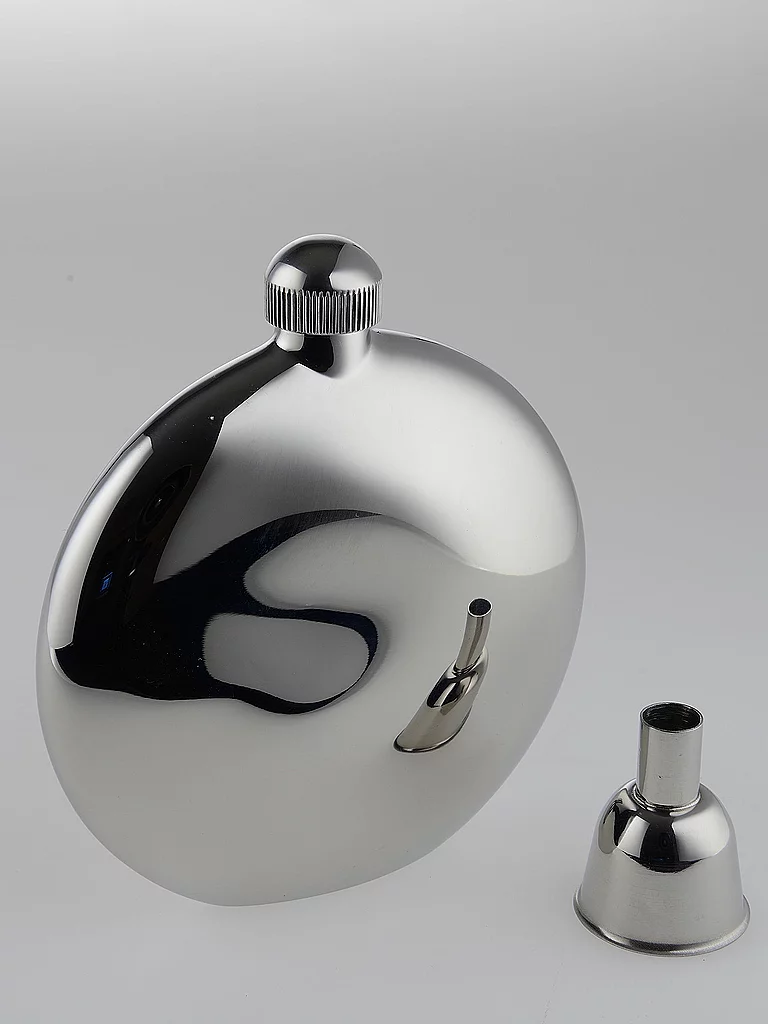 ALESSI Petaca Shot Acero Inoxidable plata