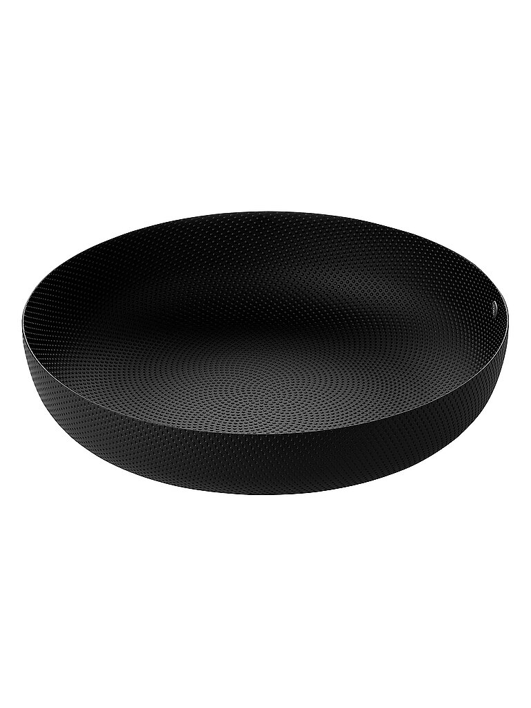 ALESSI Schale rund 21cm Schwarz schwarz