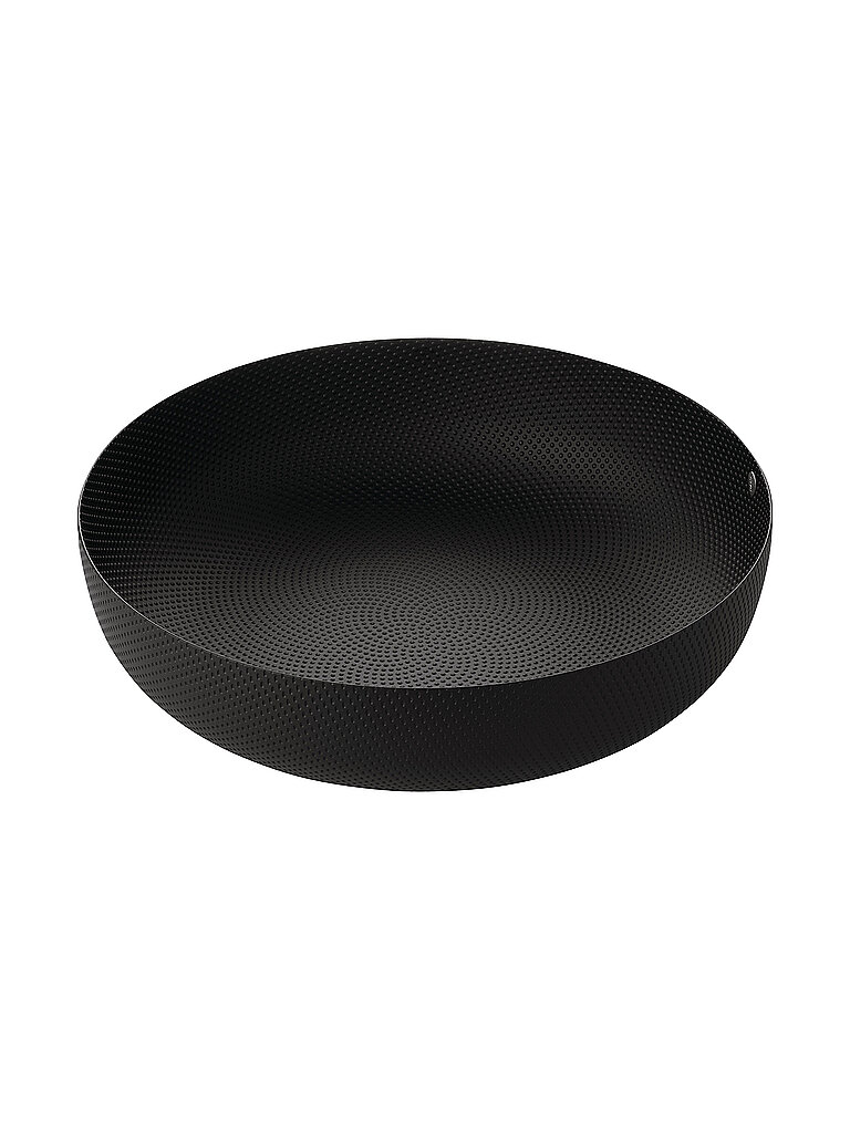 ALESSI Schale rund 24cm Schwarz schwarz