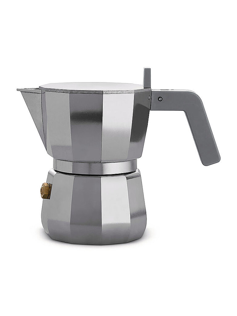 ALESSI Espressomaschine Moka 1 Tasse grau