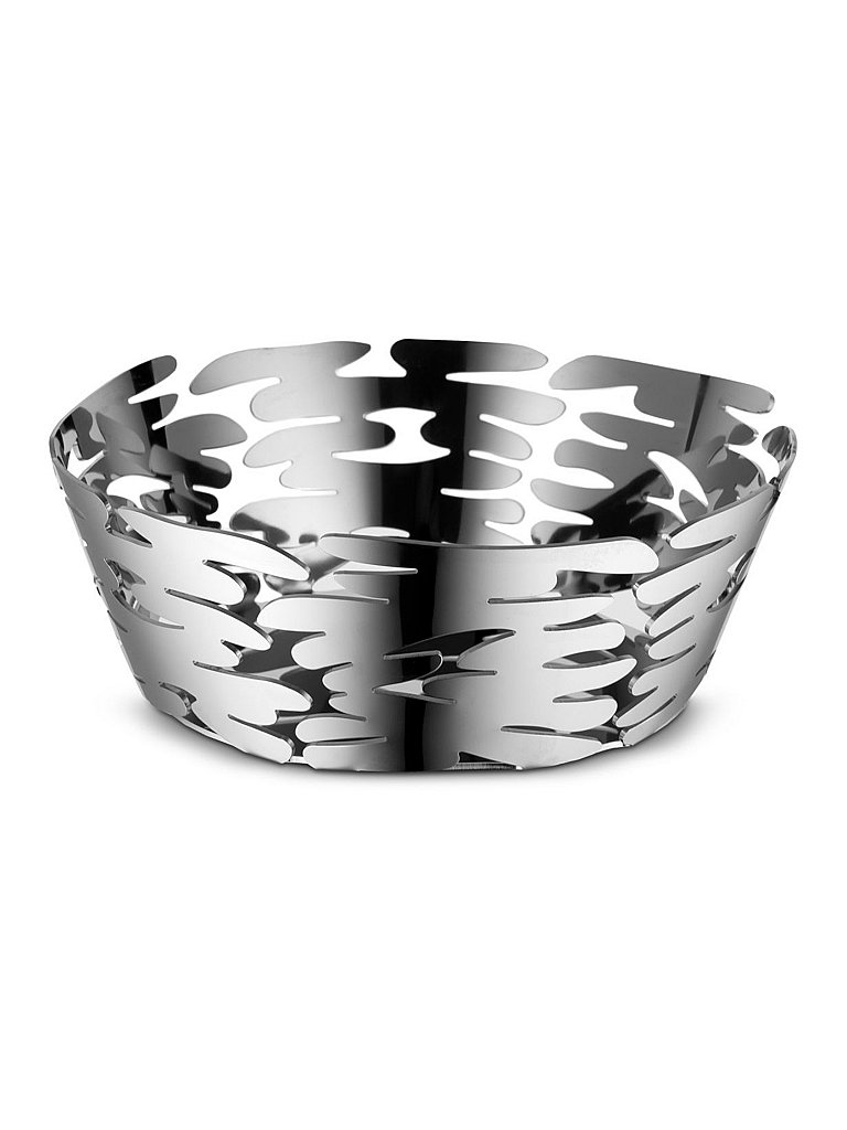 Schale rund Barket 18cm silber baby