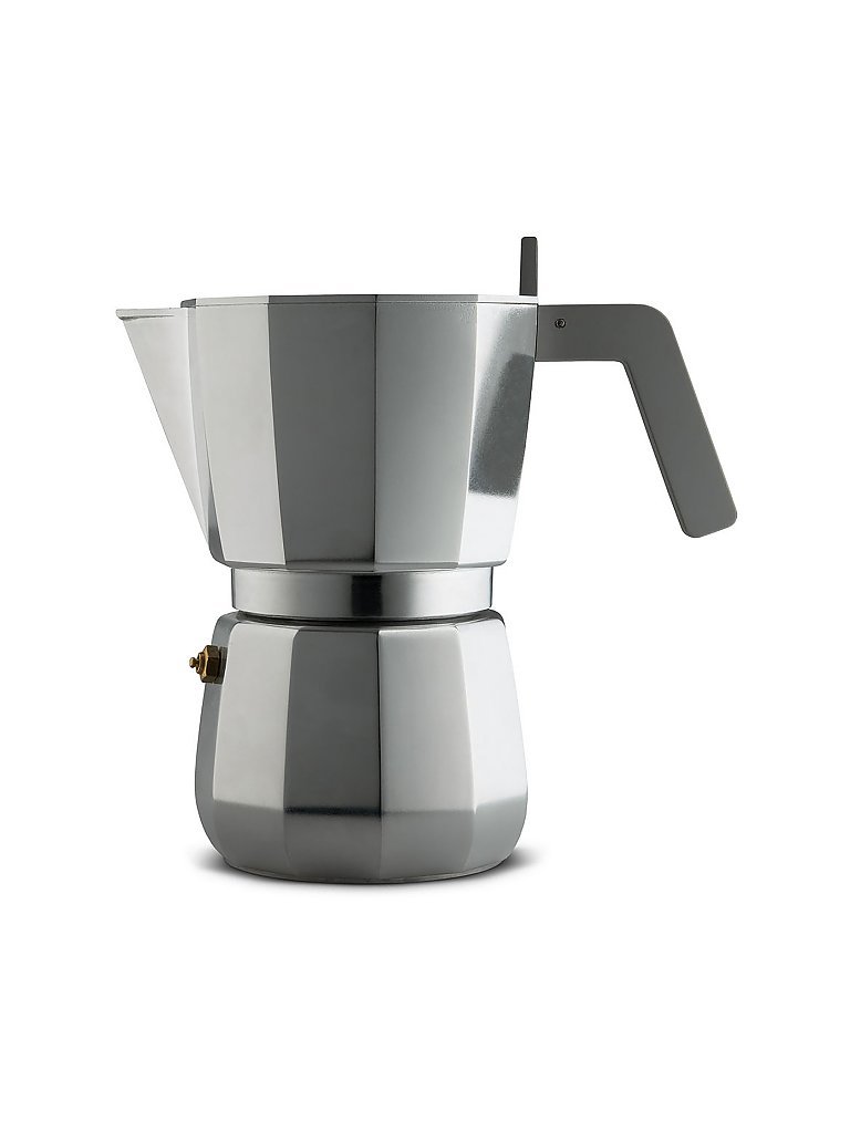 ALESSI Espressomaschine Moka (9 Tassen) silber