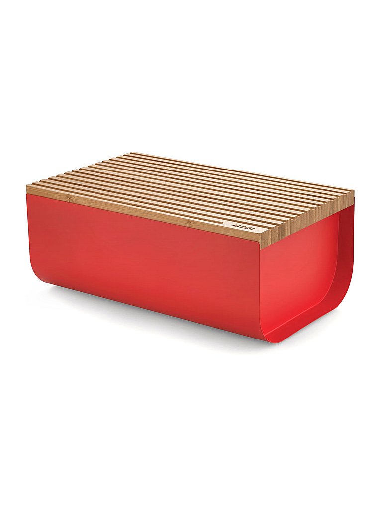 Alessi Mattina Bread Box with Bamboo Cutting Board