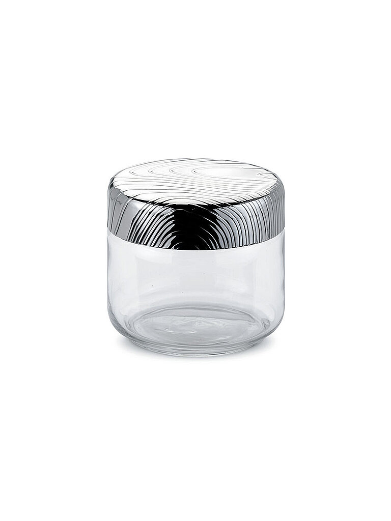 ALESSI Vorratsdose Veneer 0,5l Glas/Edelstahl