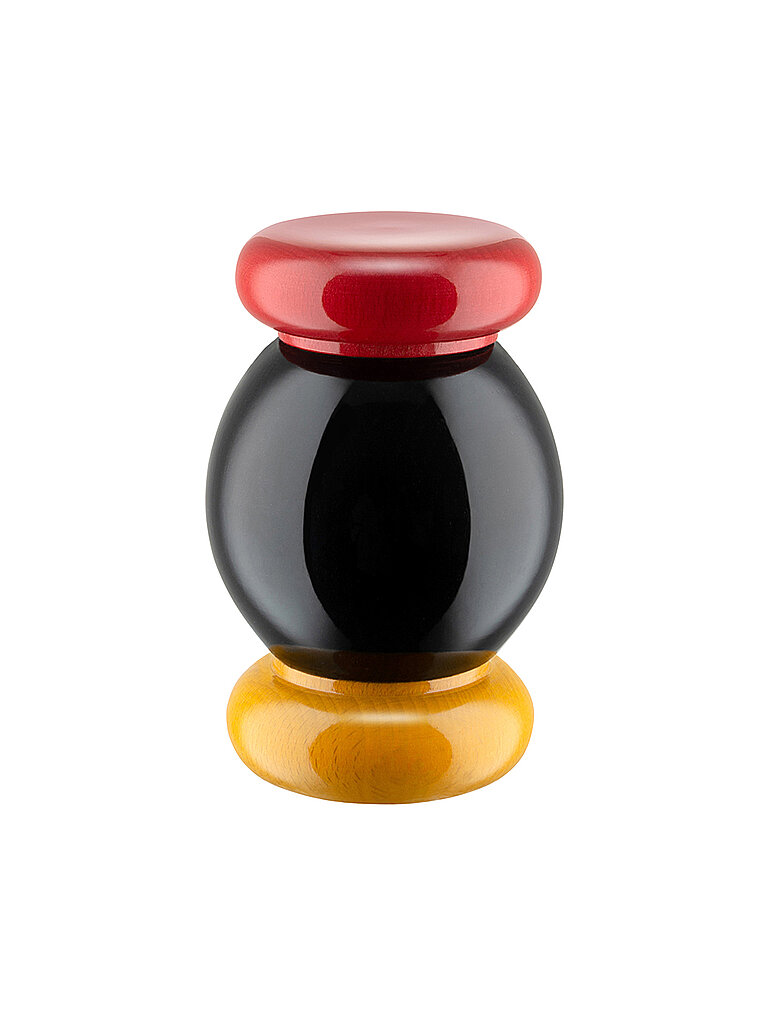 ALESSI   Salz/Pfeffer Mühle Buchenholz 11cm bunt