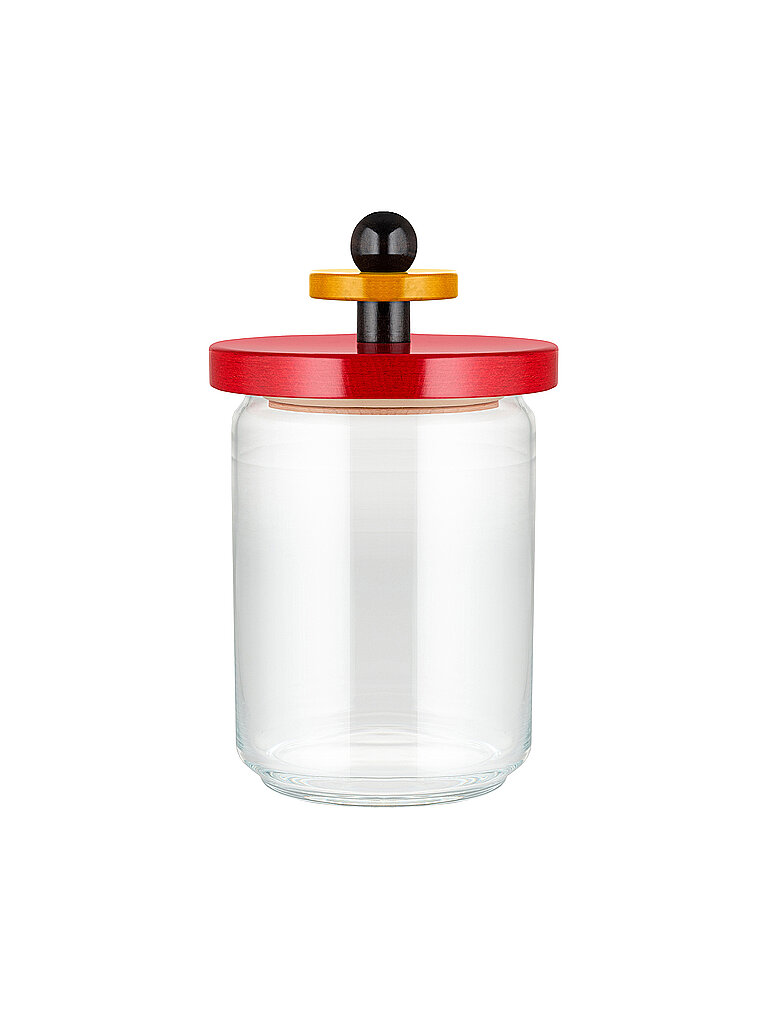 ALESSI Vorratsglas Lindenholz 1L bunt