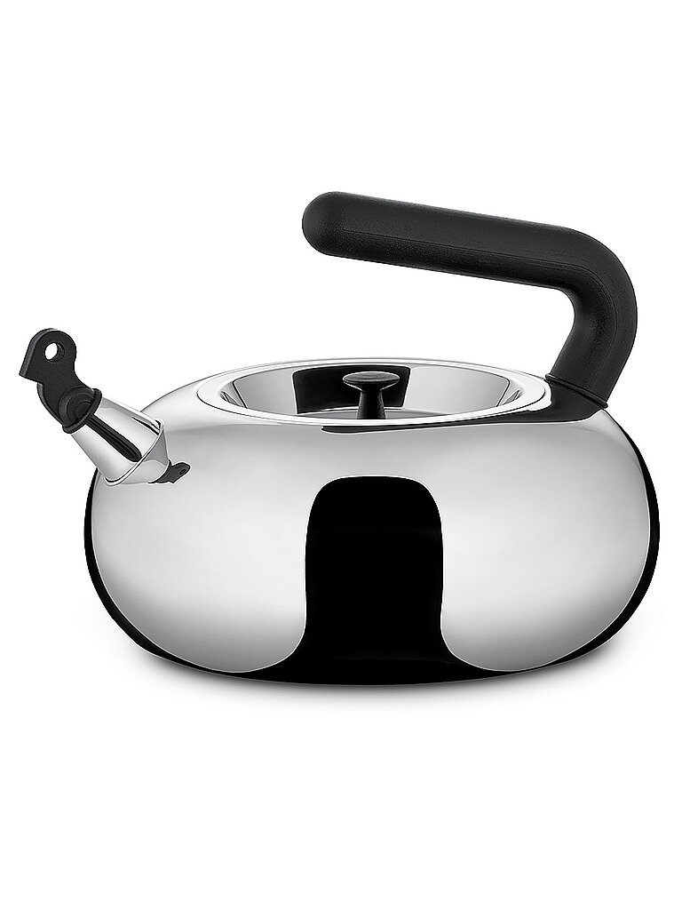 Wasserkessel Bulbul 2,5l Edelstahl / Schwarz silber baby