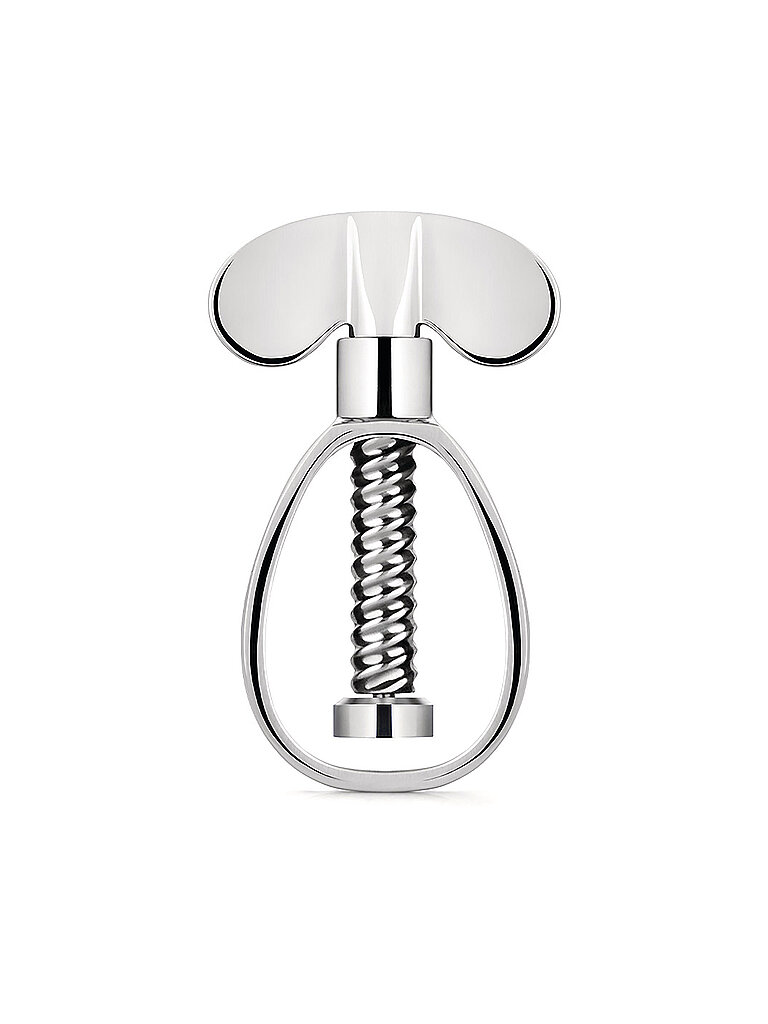 Alessi Nussknacker Farfalla 11cm Edelstahl / Weiss silber baby