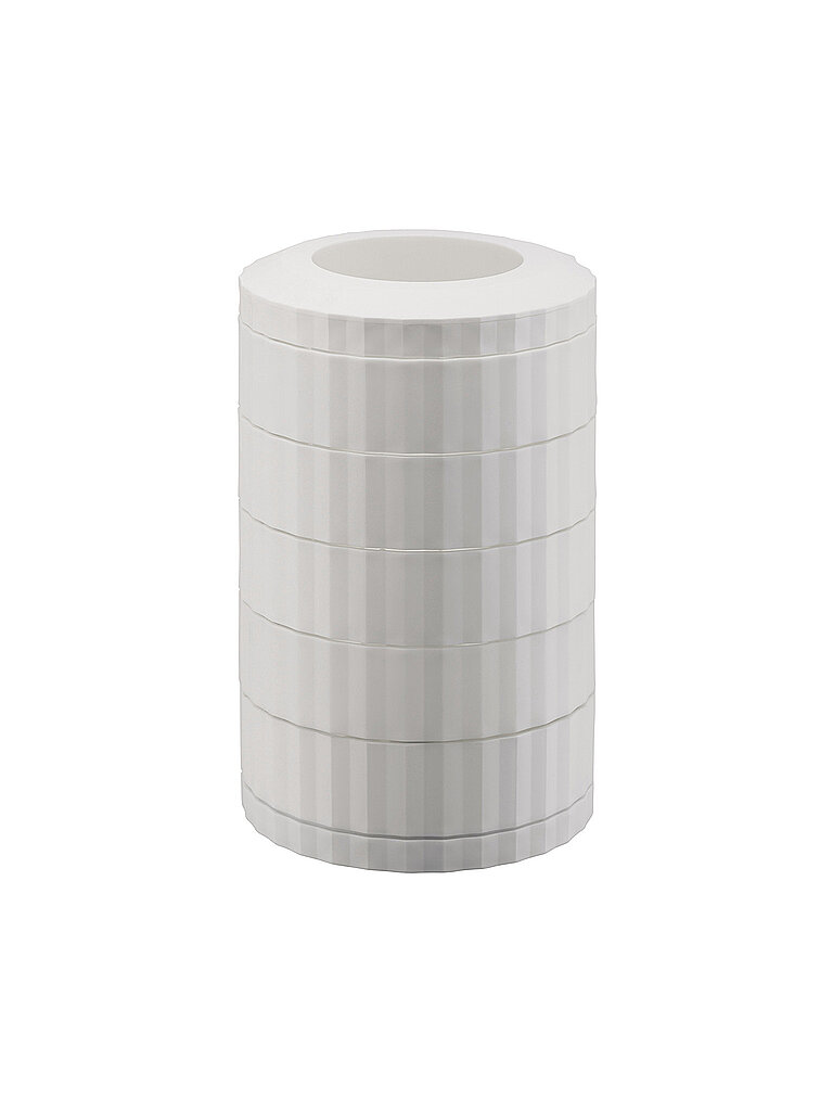 ALESSI Kaffeekapselhalter PLISSE Weiss weiss