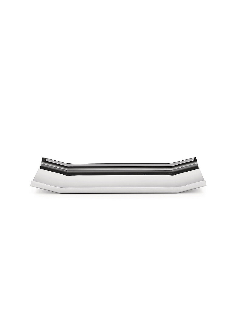 Alessi Tablett eckig ARRAN Edelstahl silber baby