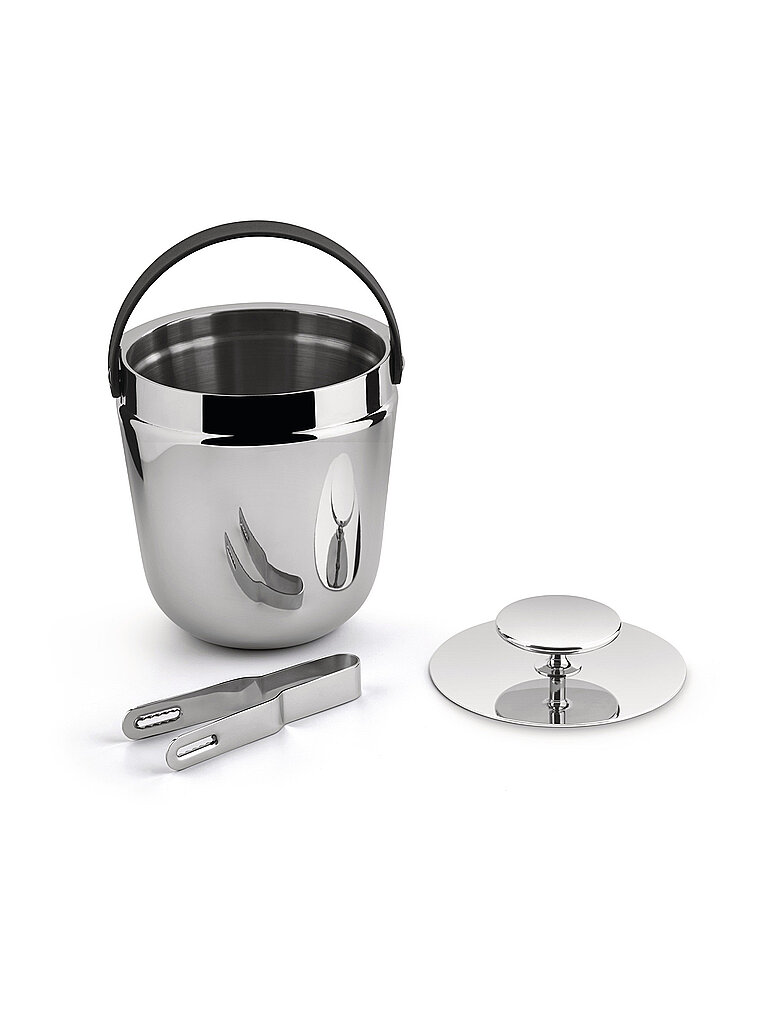 ALESSI Eiseimer 16cm Design Giulio Iacchetti Edelstahl silber