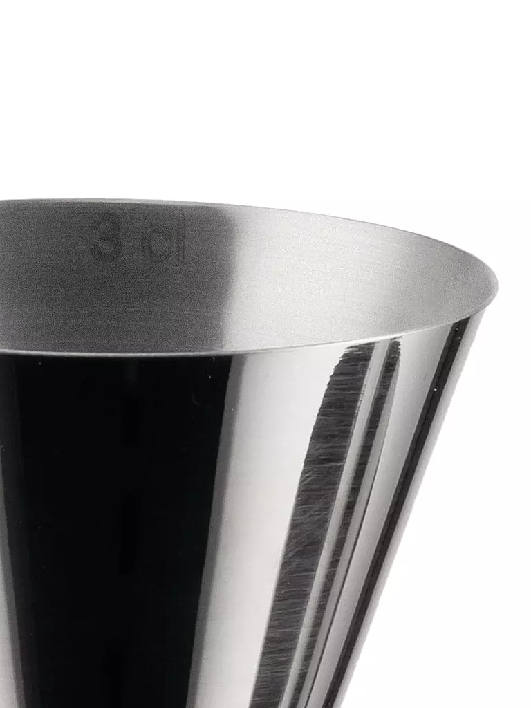 ALESSI | Bar Messbecher Quadri Combo Jigger Edelstahl | silber