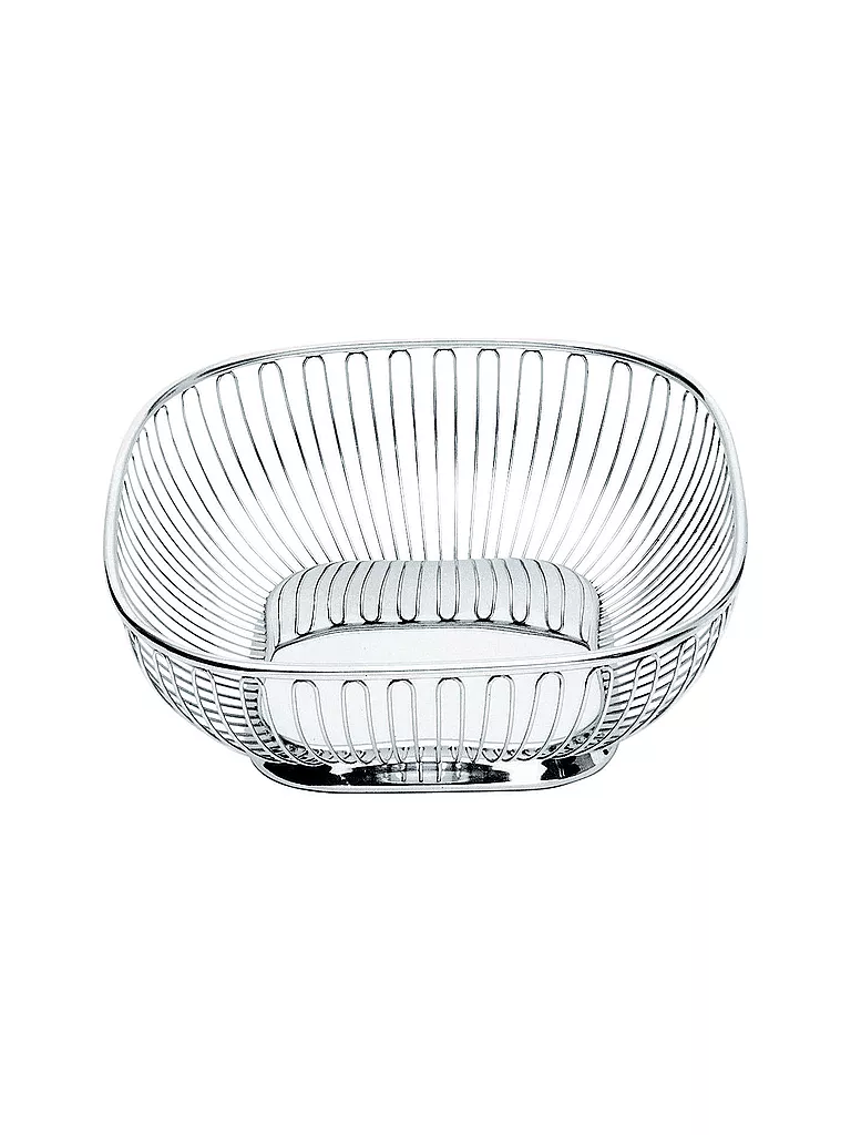 ALESSI | Drahtkorb eckig 23cm | silber