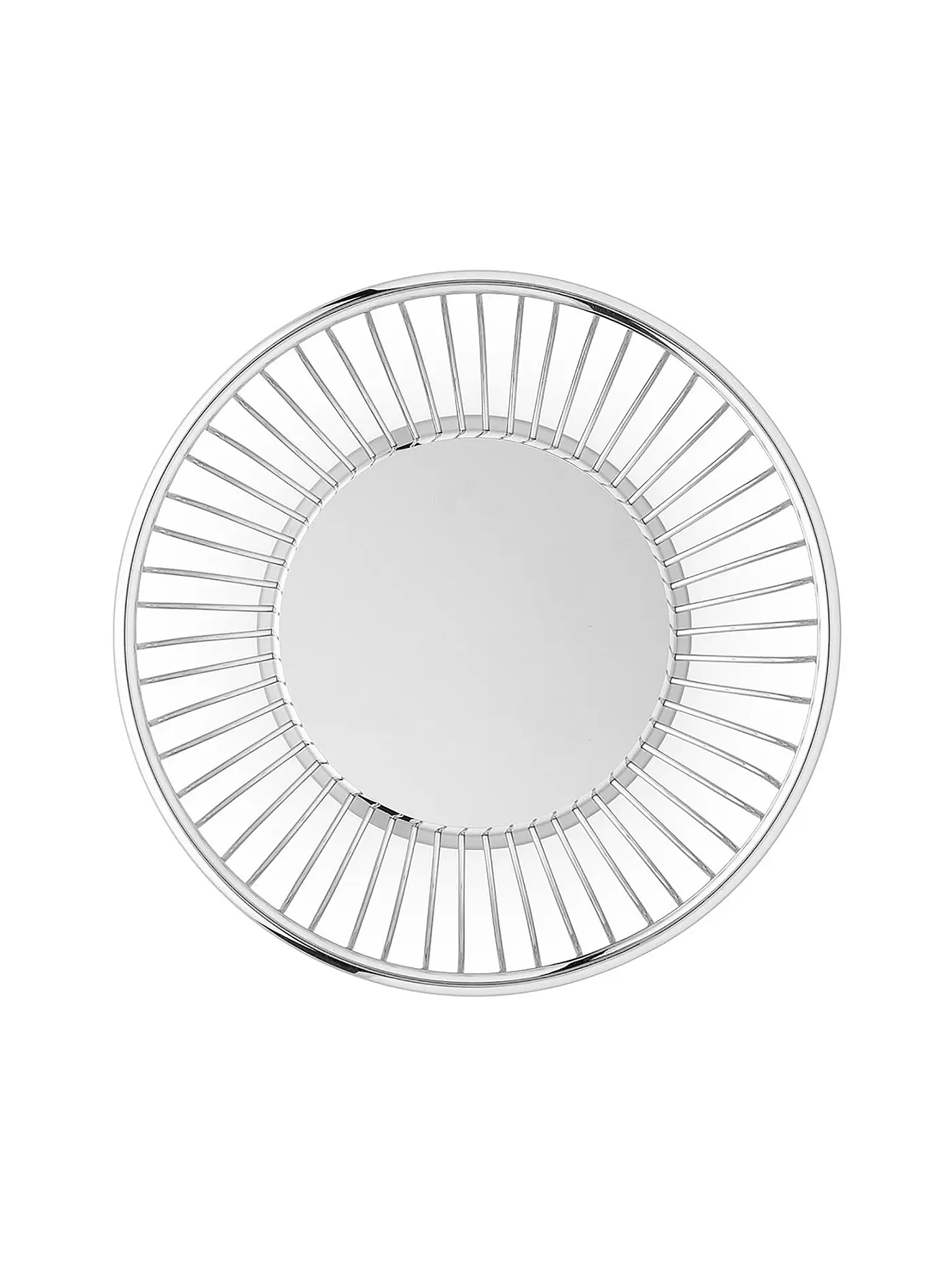 ALESSI | Drahtkorb Rund 20cm Edelstahl  | silber