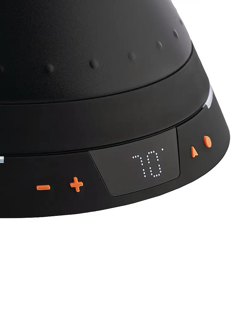 ALESSI | Elektrischer Wasserkocher 1,5l Michael Graves Edelstahl Schwarz | 