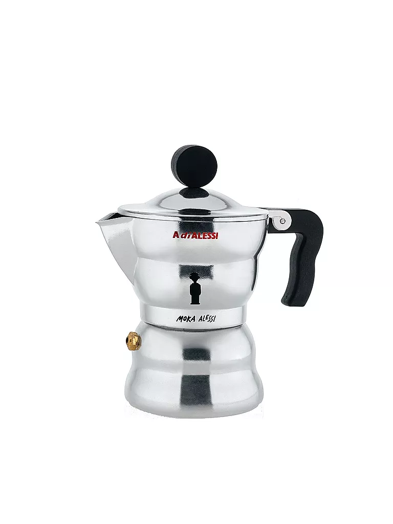 ALESSI | Espressomaschine Moka-Alessi - Aluminium / 6 Tassen | silber