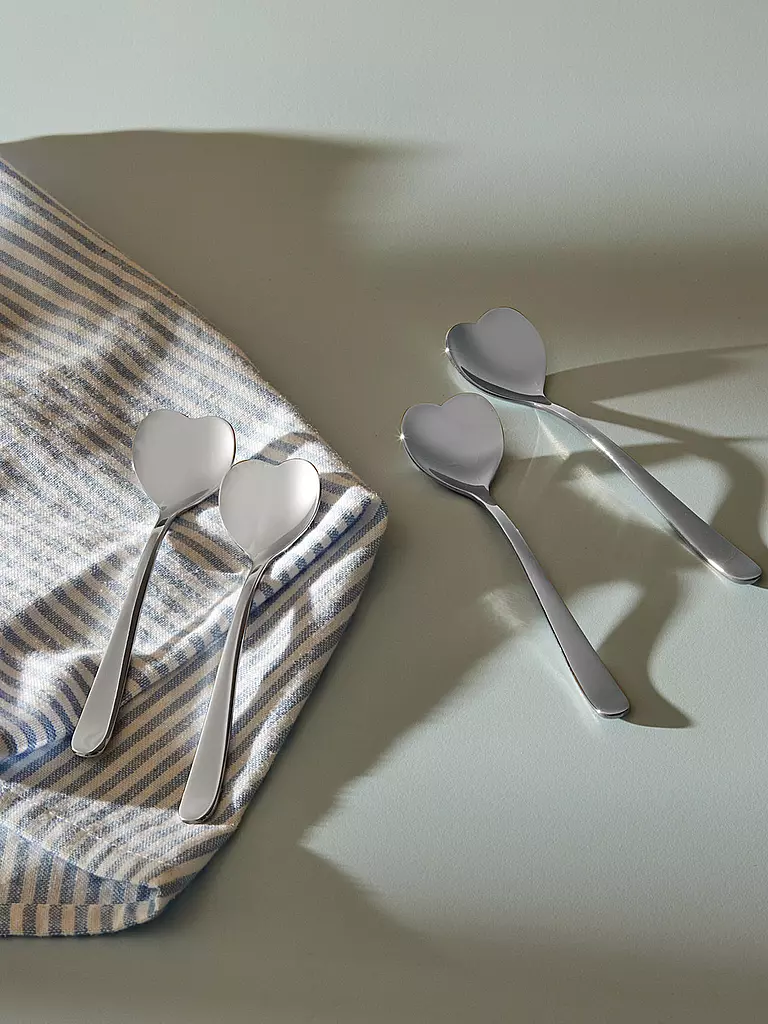 ALESSI | Kaffeelöffel  Set 4tlg 10cm  | Silber